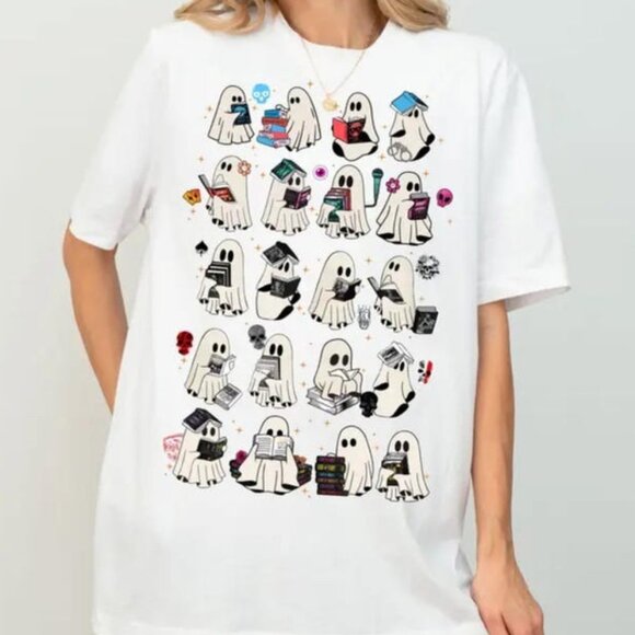Tops - The Lords Ghost Book Cover T-Shirt